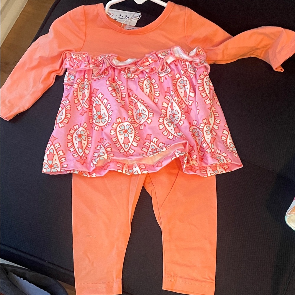 Kids Orange and Pink Matching Set